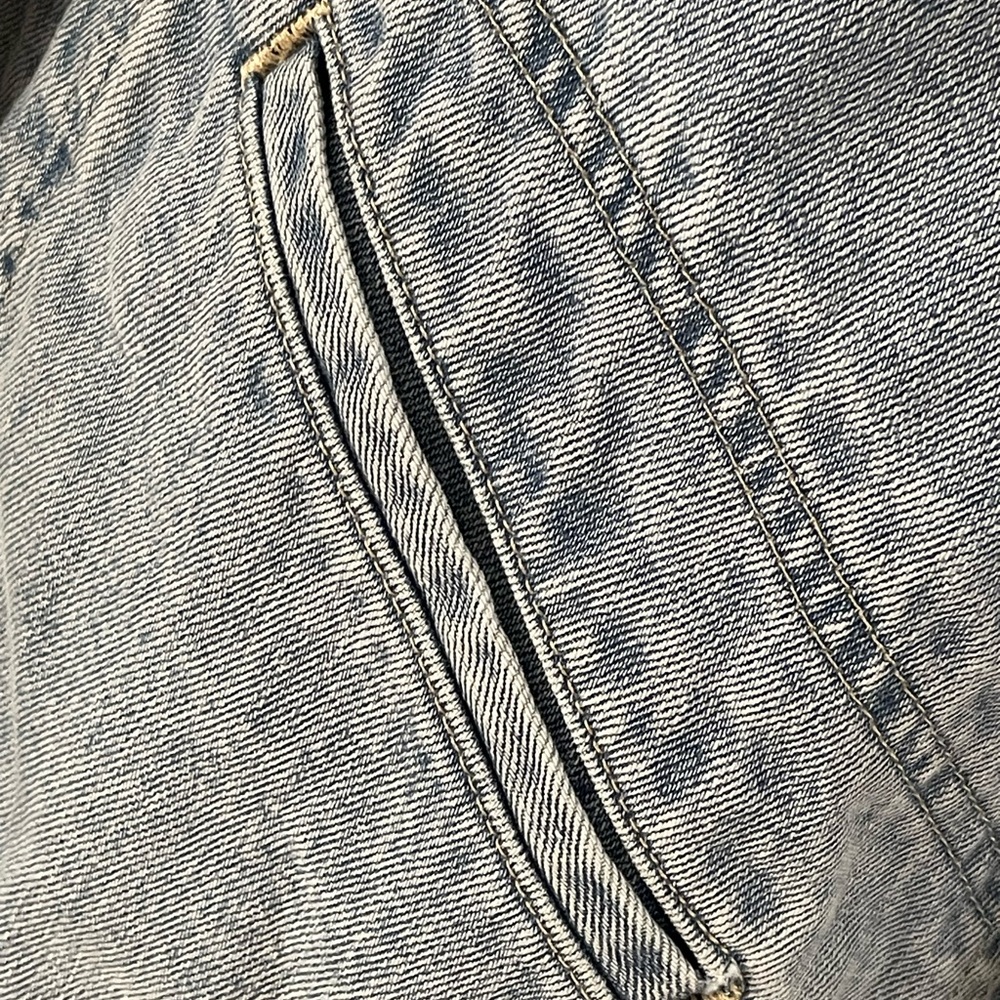 Gap oversized Sherpa lined Trucker jeans Jacket - Picture 5 of 12